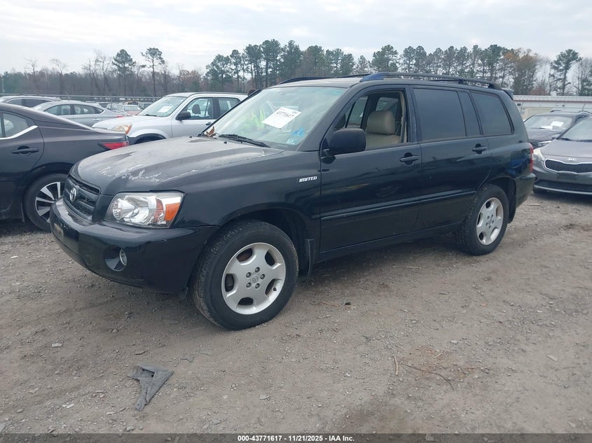 JTEDP21A750088418 2005 TOYOTA HIGHLANDER photo no. 2