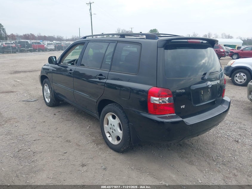 JTEDP21A750088418 2005 TOYOTA HIGHLANDER photo no. 3