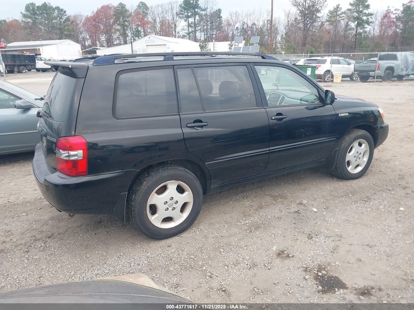 JTEDP21A750088418 2005 TOYOTA HIGHLANDER photo no. 4