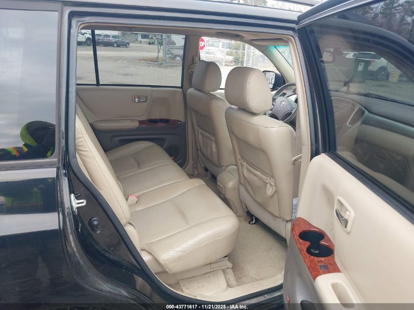 2005 Toyota Highlander Limited V6 VIN: JTEDP21A750088418 Lot: 43771617