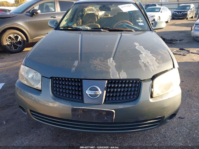 2006 Nissan Sentra 1.8S VIN: 3N1CB51DX6L459217 Lot: 43771687