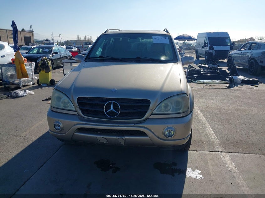 2003 Mercedes-Benz Ml 320 VIN: 4JGAB54E03A382686 Lot: 43771760
