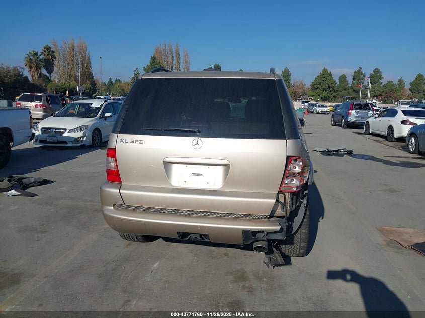 2003 Mercedes-Benz Ml 320 VIN: 4JGAB54E03A382686 Lot: 43771760