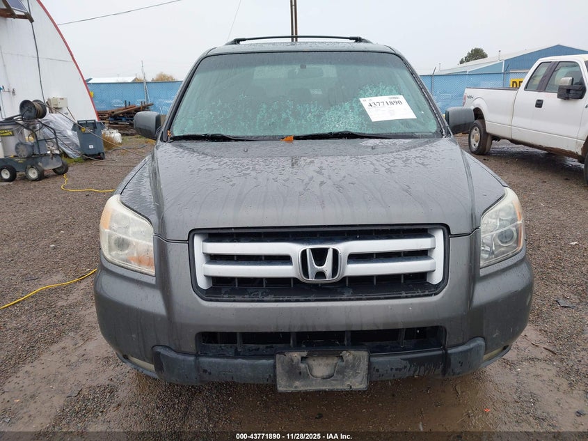 2007 Honda Pilot Ex-L VIN: 5FNYF18747B018103 Lot: 43771890