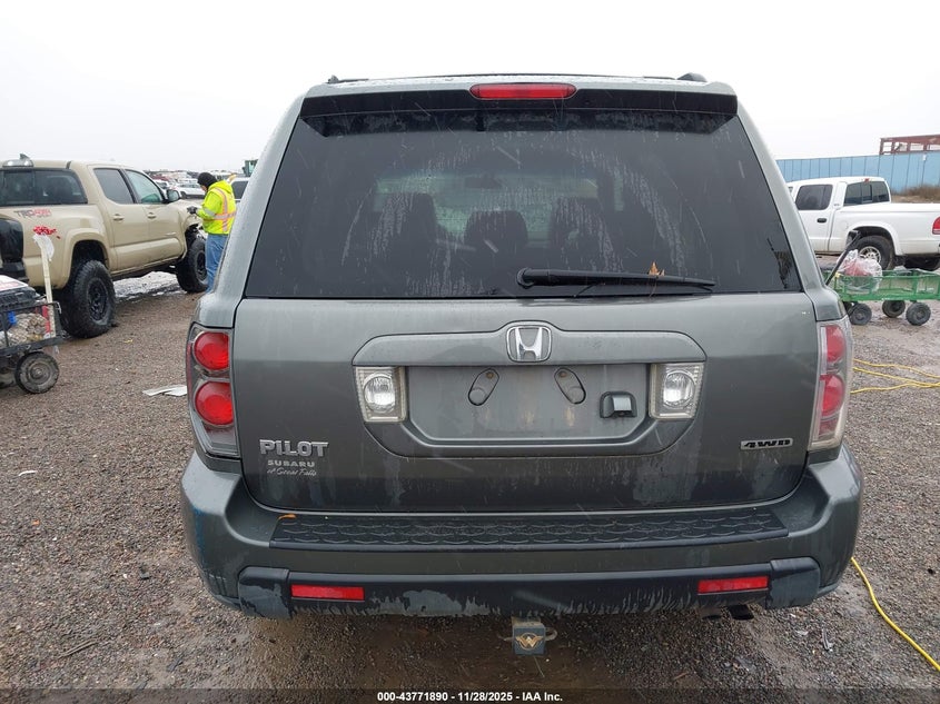 2007 Honda Pilot Ex-L VIN: 5FNYF18747B018103 Lot: 43771890