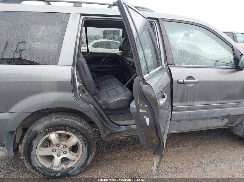 2007 Honda Pilot Ex-L VIN: 5FNYF18747B018103 Lot: 43771890