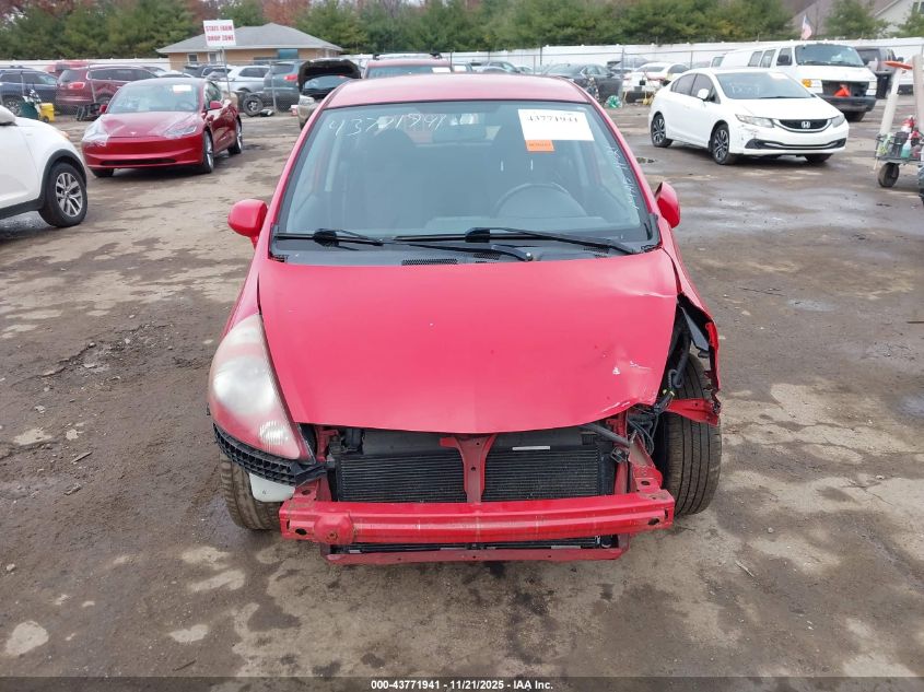 2007 Honda Fit Sport VIN: JHMGD38647S018236 Lot: 43771941