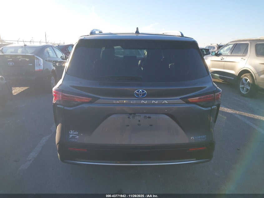2024 Toyota Sienna Platinum VIN: 5TDESKFC0RS137821 Lot: 43771942