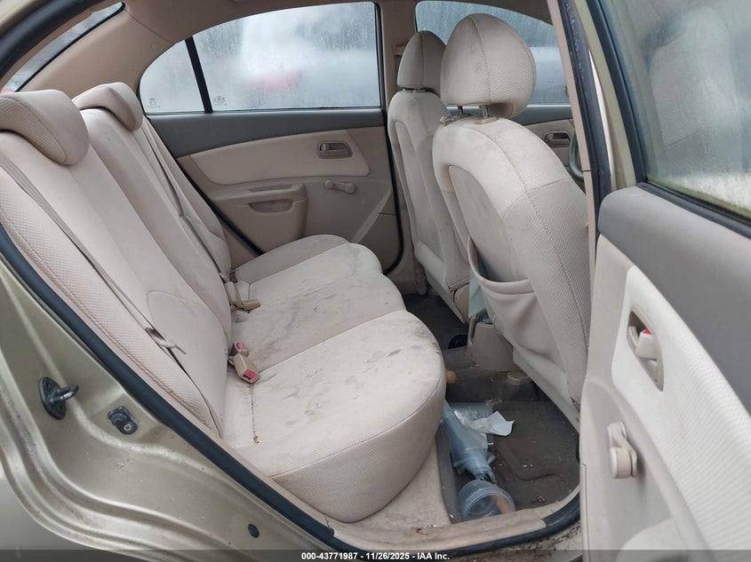 2007 Kia Rio Lx VIN: KNADE123676250136 Lot: 43771987