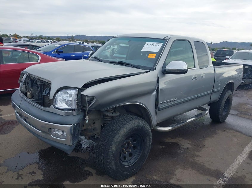 2002 Toyota Tundra Sr5 V8 VIN: 5TBBT44122S272858 Lot: 43771993