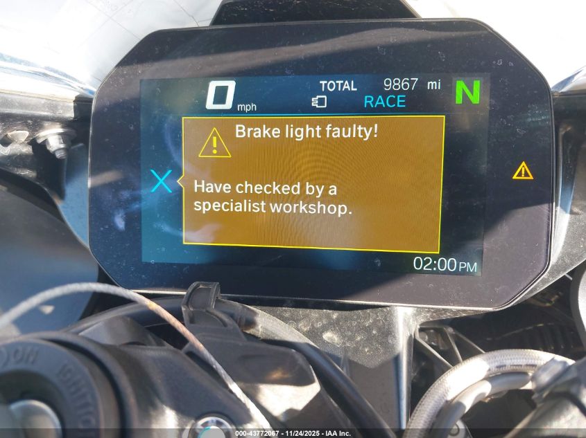 2020 BMW S 1000 Rr VIN: WB10E230XLZJ27988 Lot: 43772067