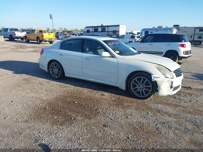 2006 Infiniti G35 VIN: JNKCV51E26M503843 Lot: 43772069