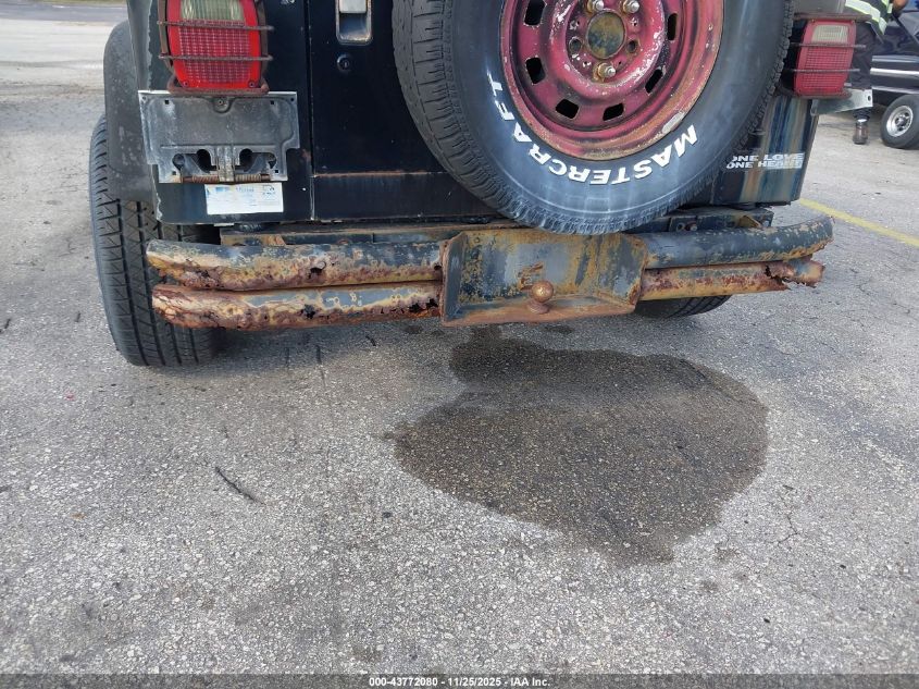 1990 Jeep Wrangler / Yj S VIN: 2J4FY19E9LJ529229 Lot: 43772080