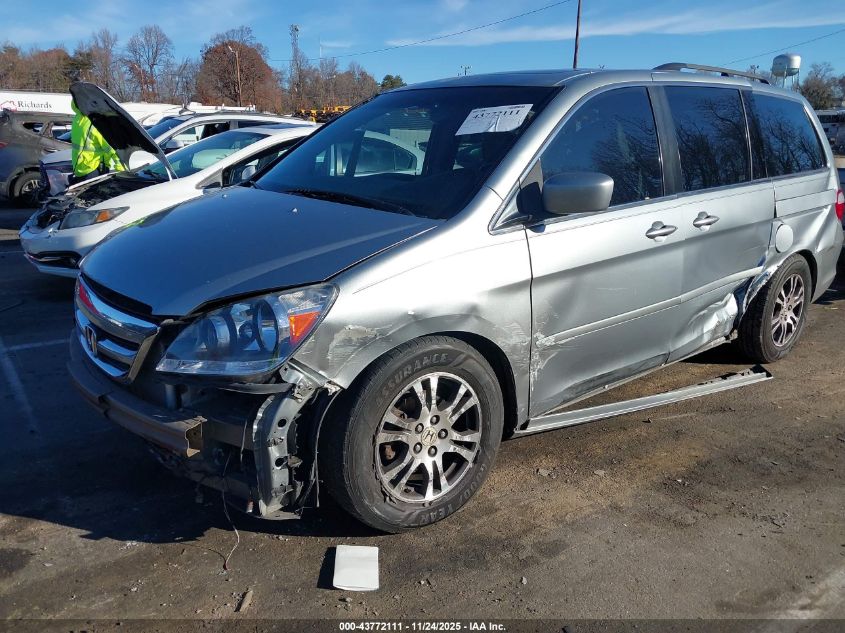2007 Honda Odyssey Touring VIN: 5FNRL38867B035955 Lot: 43772111