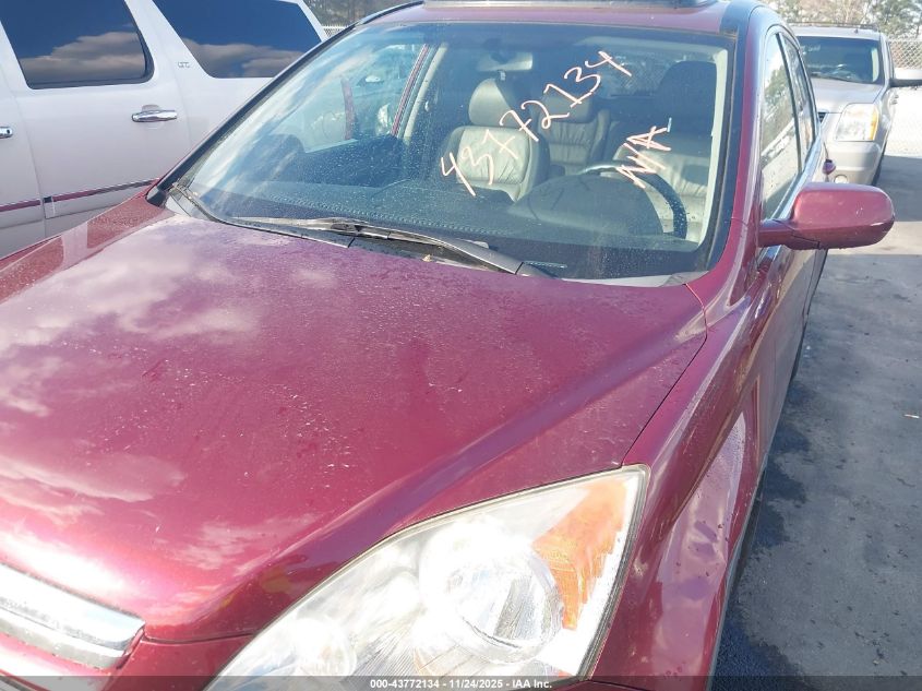 2007 Honda Cr-V Ex-L VIN: JHLRE48737C114927 Lot: 43772134