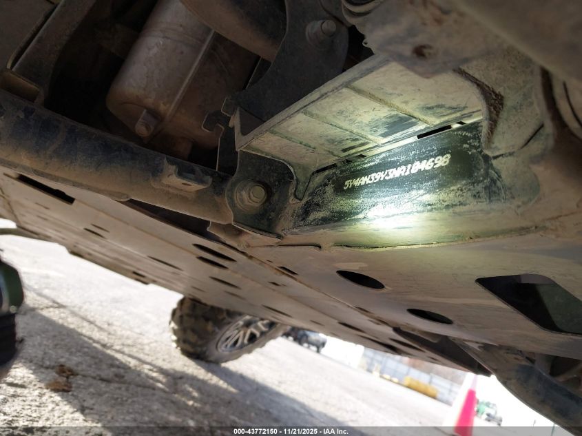 2022 Yamaha Yxe1000 VIN: 5Y4AN39Y3NA104698 Lot: 43772150