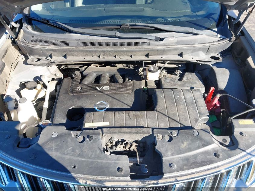 2009 Nissan Murano Sl VIN: JN8AZ18U59W023439 Lot: 43772204