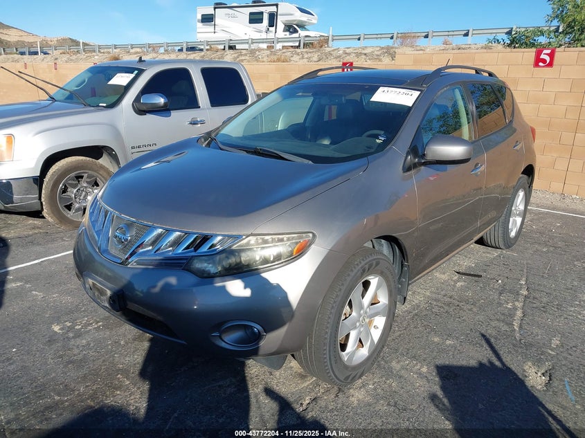 JN8AZ18U59W023439 2009 NISSAN MURANO photo no. 2