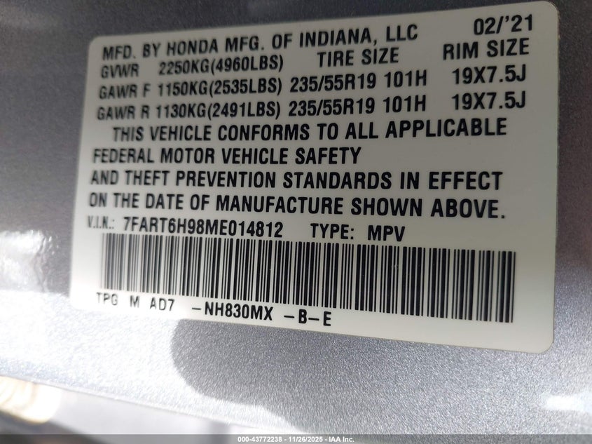2021 Honda CR-V Hybrid - view 9
