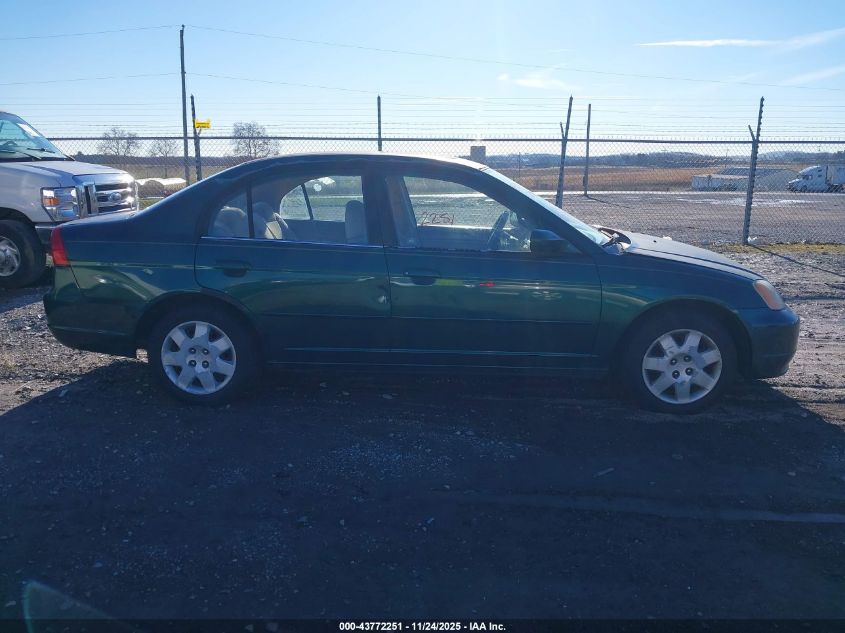 2001 Honda Civic Ex VIN: 002HGES267X1H5653 Lot: 43772251