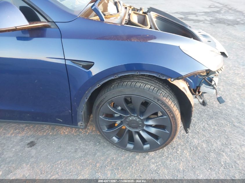 2020 Tesla Model Y Long Range Dual Motor All-Wheel Drive/Performance Dual Motor All-Wheel Drive VIN: 5YJYGDEF8LF001597 Lot: 43772267