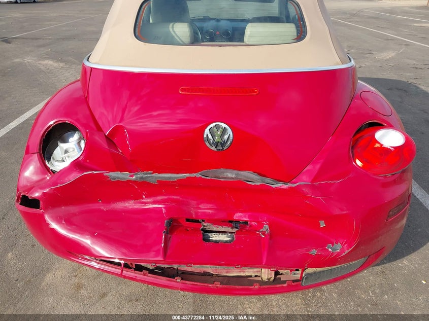 2009 Volkswagen New Beetle 2.5L VIN: 3VWRF31Y19M406534 Lot: 43772284