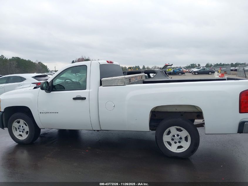 2007 Chevrolet Silverado 1500 Work Truck VIN: 1GCEC14X07Z622856 Lot: 43772326