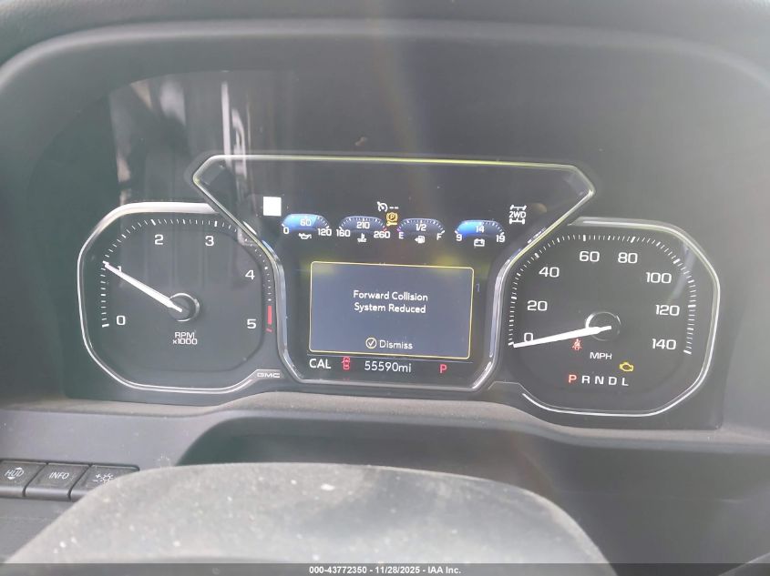 2020 GMC Sierra 2500Hd 4Wd Standard Bed At4 VIN: 1GT49PEY9LF314519 Lot: 43772350