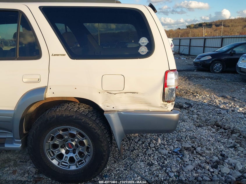 2000 Toyota 4Runner Limited V6 VIN: JT3HN87R8Y9036117 Lot: 43772403