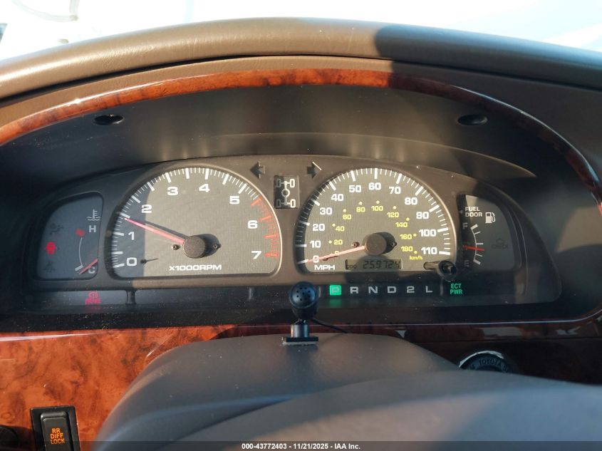 2000 Toyota 4Runner Limited V6 VIN: JT3HN87R8Y9036117 Lot: 43772403