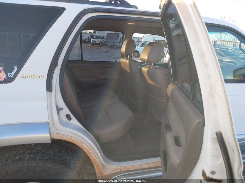 2000 Toyota 4Runner Limited V6 VIN: JT3HN87R8Y9036117 Lot: 43772403