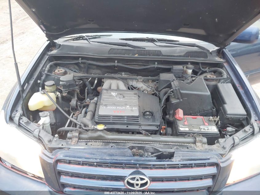 2002 Toyota Highlander Limited V6 VIN: JTEHF21A420064920 Lot: 43772420