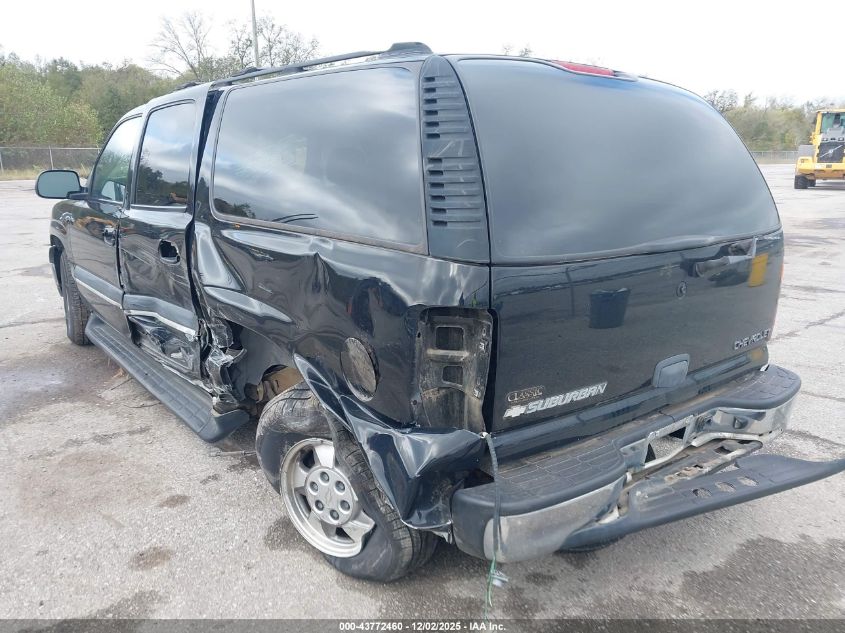 2003 Chevrolet Suburban 1500 Ls VIN: 3GNEC16Z93G191580 Lot: 43772460