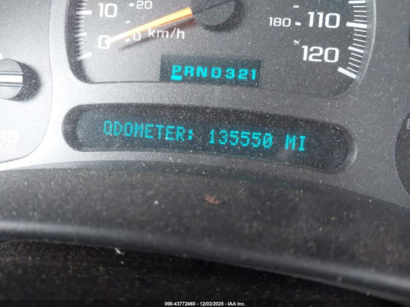 2003 Chevrolet Suburban 1500 Ls VIN: 3GNEC16Z93G191580 Lot: 43772460