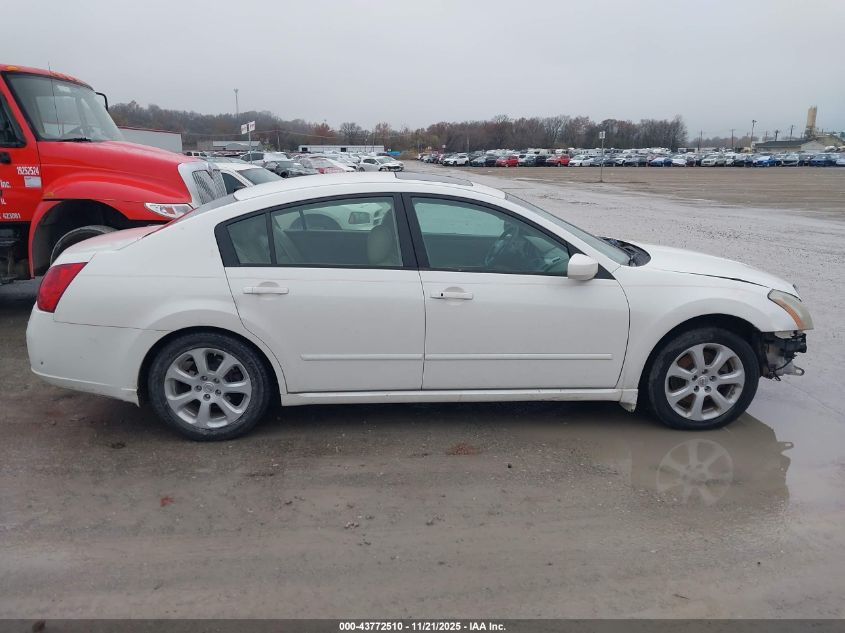 2007 Nissan Maxima 3.5 Sl VIN: 1N4BA41EX7C825663 Lot: 43772510
