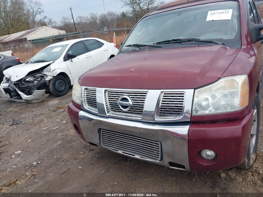 2005 Nissan Titan Le VIN: 1N6BA07A85N550994 Lot: 43772511