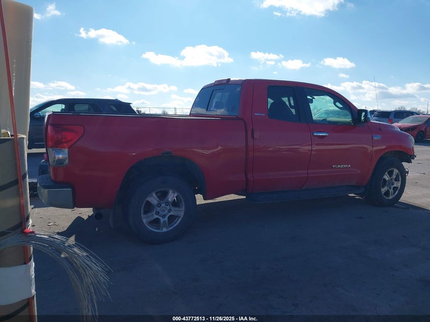 2007 Toyota Tundra Limited 5.7L V8 VIN: 5TBBV58167S450580 Lot: 43772513