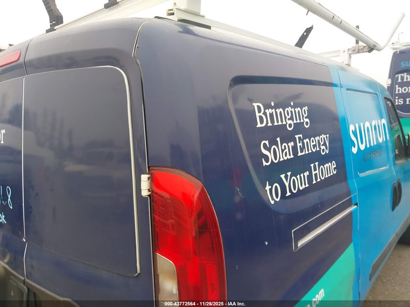 2022 Ram Promaster City Cargo Van VIN: ZFBHRFAB0N6W37568 Lot: 43772564