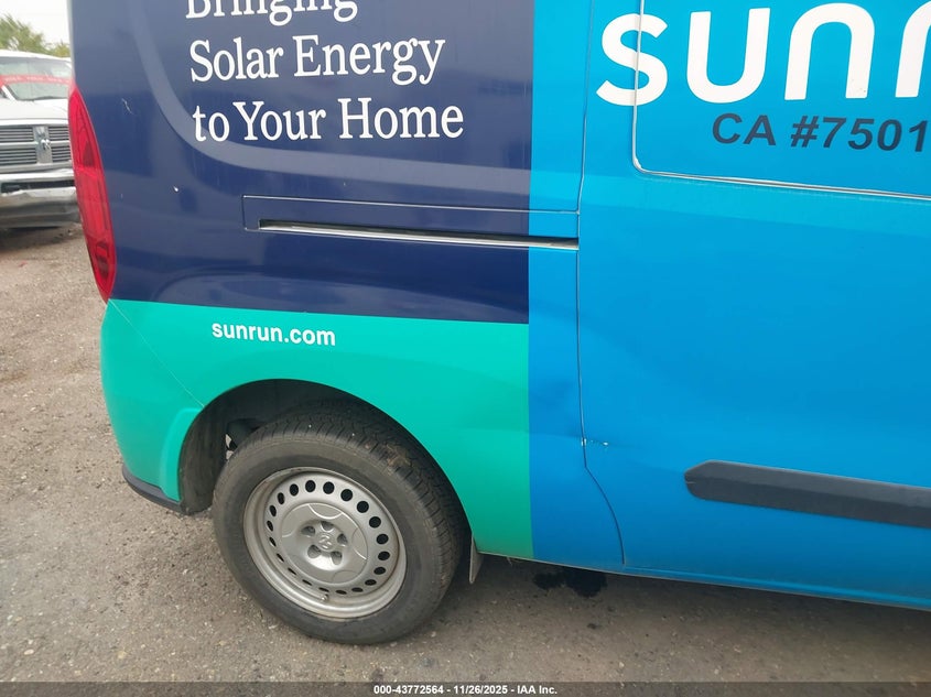 2022 Ram Promaster City Cargo Van VIN: ZFBHRFAB0N6W37568 Lot: 43772564