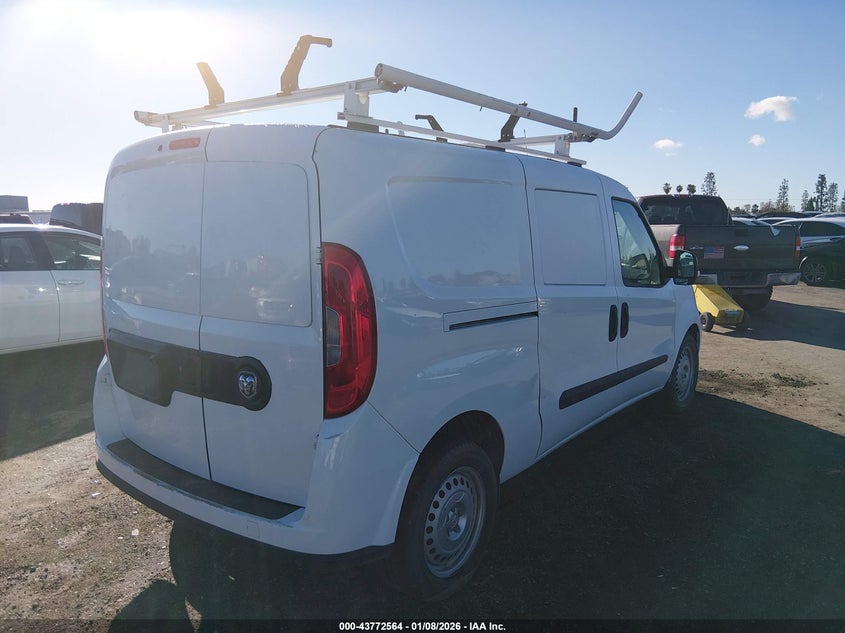 Vin: zfbhrfab0n6w37568, lot: 44267989, ram promaster city cargo van 20224