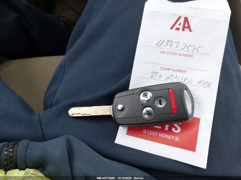 2011 Acura Mdx Technology Package VIN: 2HNYD2H40BH542556 Lot: 43772585