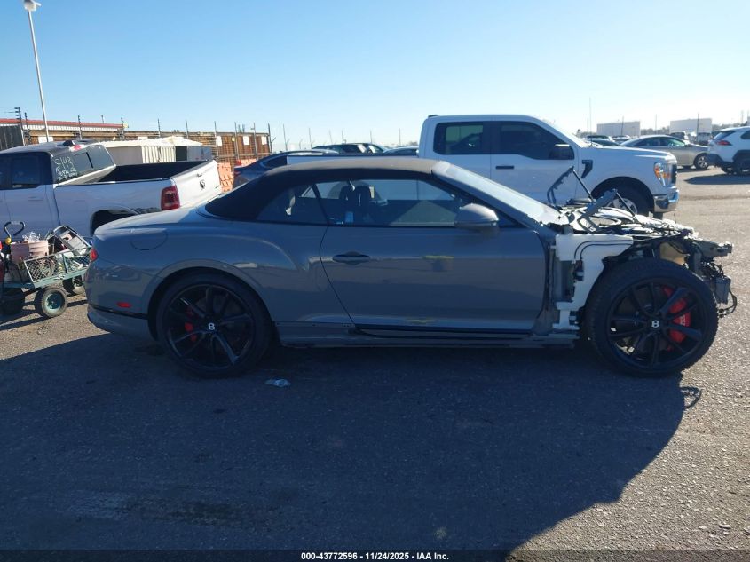 2024 Bentley Continental Gt A/Azure/Mulliner V8/S VIN: SCBDG4ZG3RC017510 Lot: 43772596