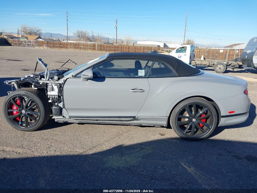 2024 Bentley Continental Gt A/Azure/Mulliner V8/S VIN: SCBDG4ZG3RC017510 Lot: 43772596
