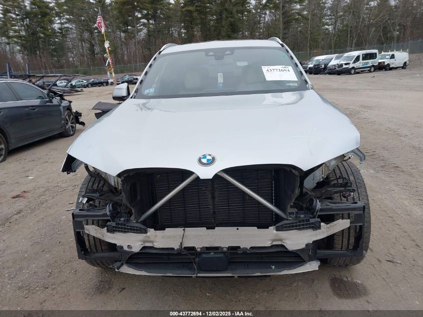 2021 BMW X3 xDrive30I VIN: 5UXTY5C05M9E47635 Lot: 43772694