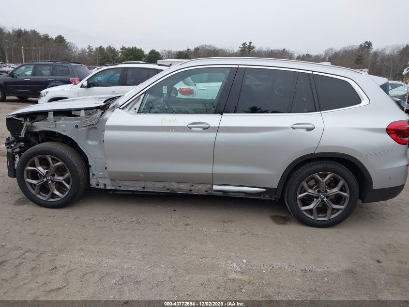 2021 BMW X3 xDrive30I VIN: 5UXTY5C05M9E47635 Lot: 43772694