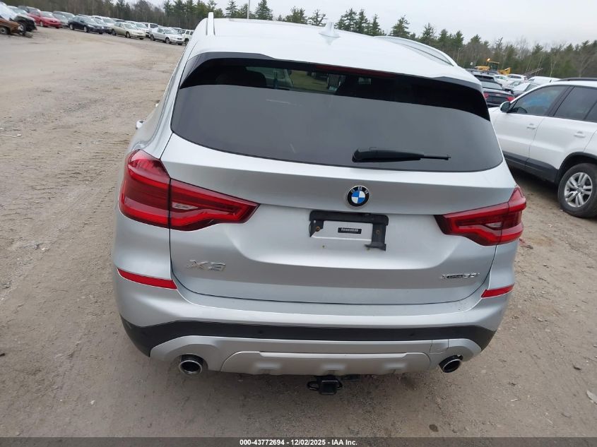 2021 BMW X3 xDrive30I VIN: 5UXTY5C05M9E47635 Lot: 43772694