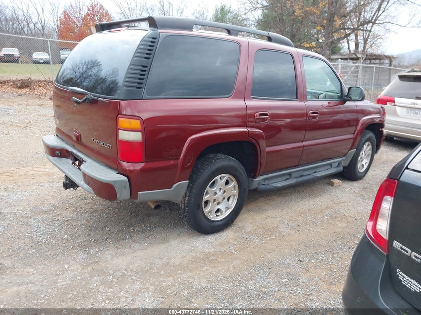 1GNEK13Z43R259405 2003 CHEVROLET TAHOE photo no. 4