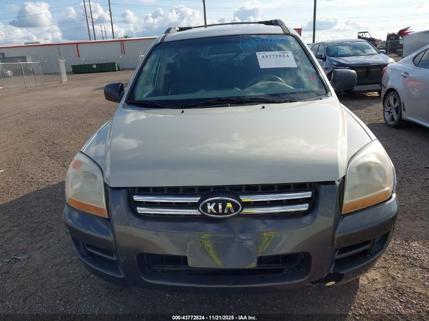 2005 Kia Sportage Ex V6/Lx V6 VIN: KNDJF723757134313 Lot: 43772824