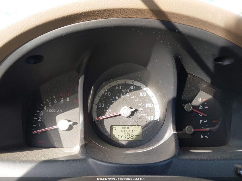 2005 Kia Sportage Ex V6/Lx V6 VIN: KNDJF723757134313 Lot: 43772824