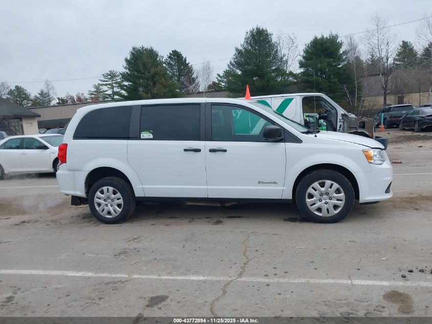 2019 Dodge Grand Caravan Se VIN: 2C7WDGBG8KR793576 Lot: 43772894